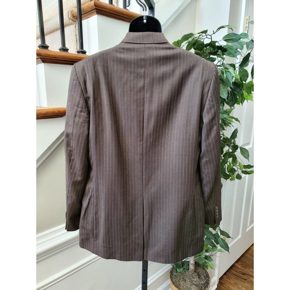 Jack Victor Men's Brown 100% Wool Single Breasted Two Buttons Fitted Blazer 40 R - Picture 6 of 11